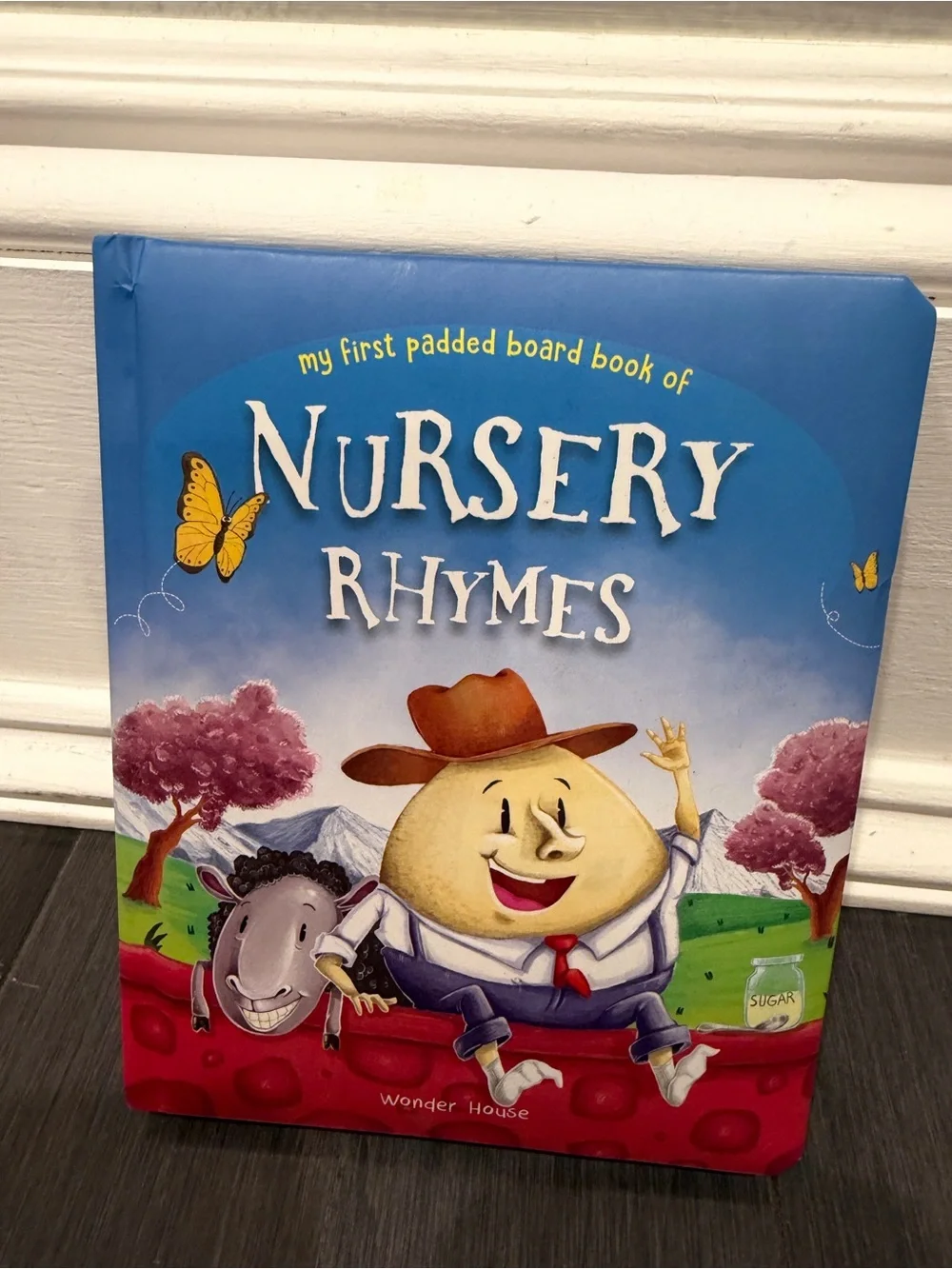 Nursery Rhymes Kids Baby Small Board Book - Blue Stories for Kids Learning